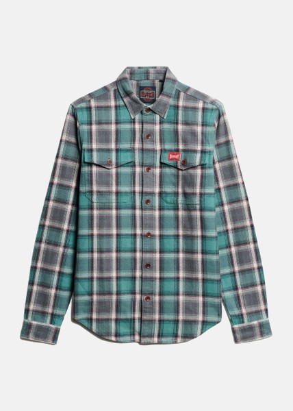 COTTON WORKER CHECK SHIRT