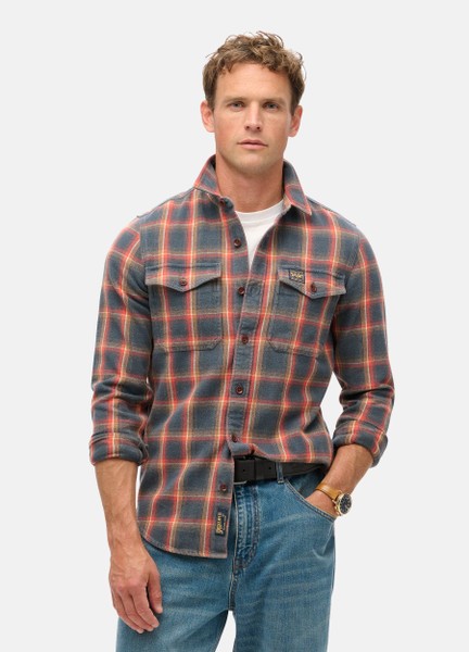 COTTON WORKER CHECK SHIRT