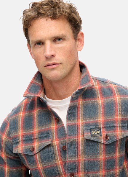 COTTON WORKER CHECK SHIRT