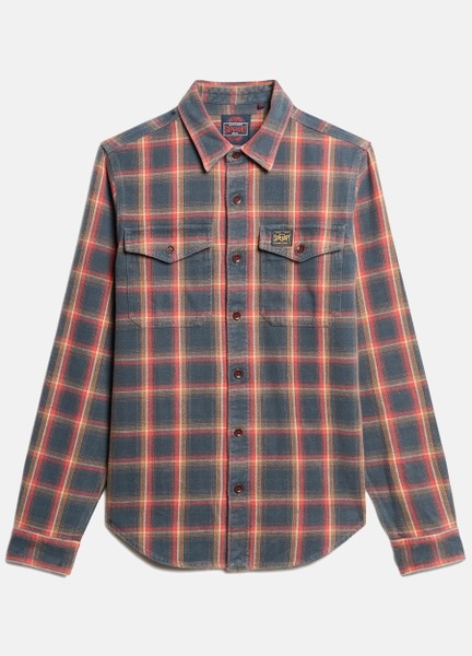 COTTON WORKER CHECK SHIRT