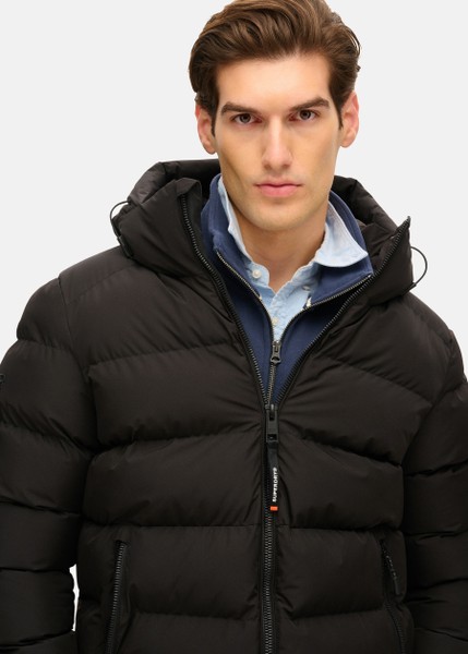 HOODED SPORTS PUFFER JACKET