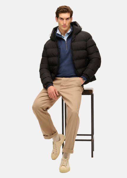 HOODED SPORTS PUFFER JACKET