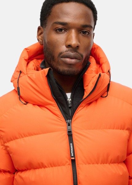 HOODED SPORTS PUFFER JACKET