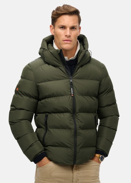 HOODED SPORTS PUFFER JACKET