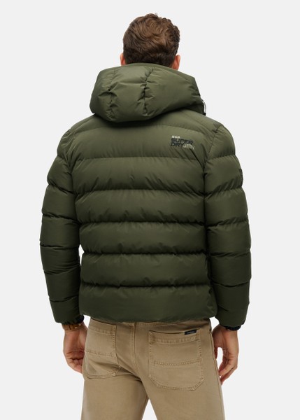 HOODED SPORTS PUFFER JACKET