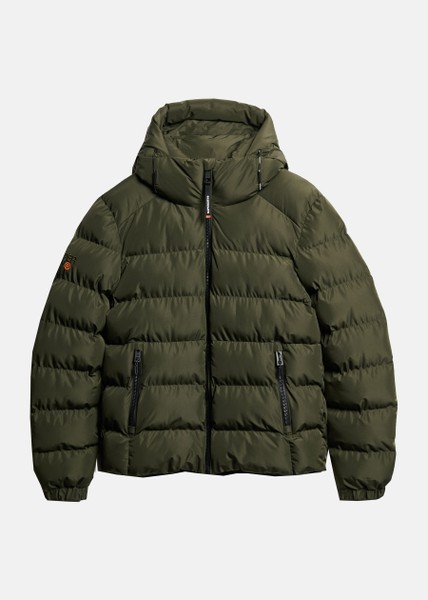 HOODED SPORTS PUFFER JACKET