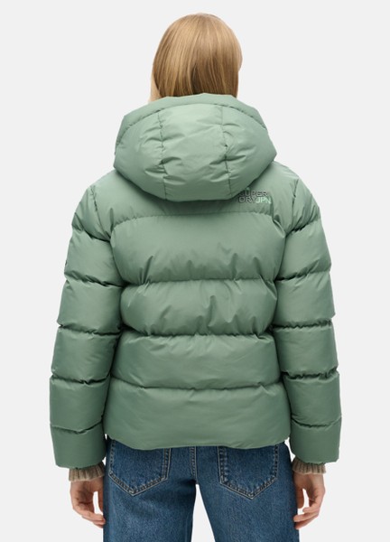 HOODED SPORTS PUFFER JACKET