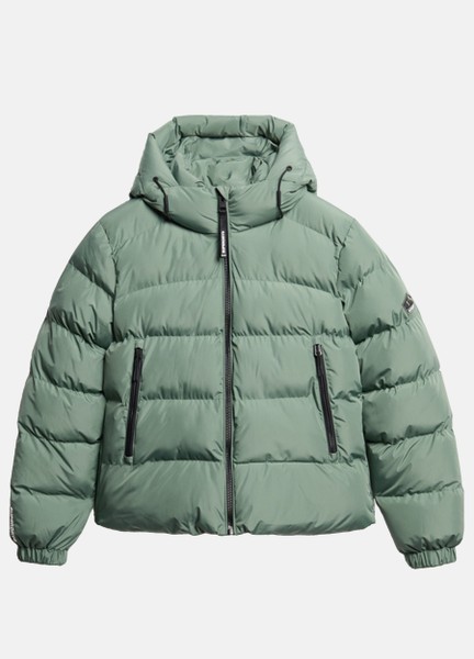 HOODED SPORTS PUFFER JACKET