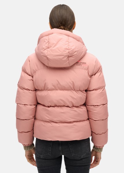 HOODED SPORTS PUFFER JACKET