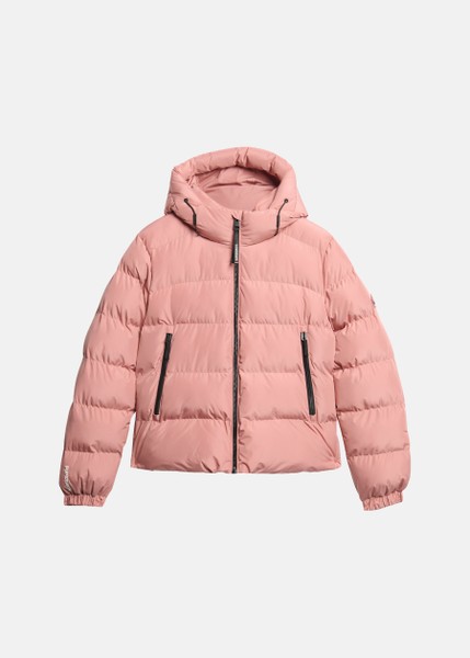 HOODED SPORTS PUFFER JACKET