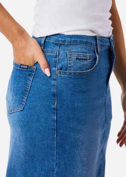 Oregon Long Denim Skirt W Oregon Long Denim Skirt W