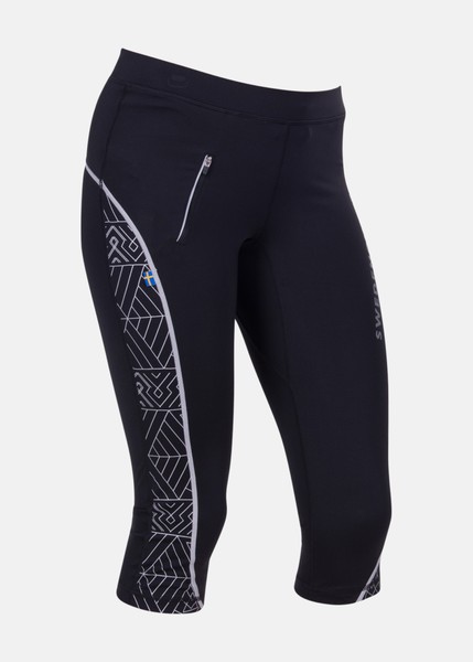 Reflective 3/4 Tights W