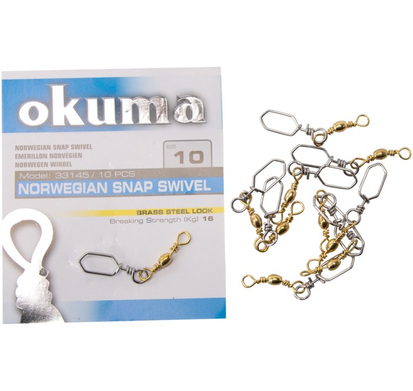 Okuma Norwegian Snap Swivel Si