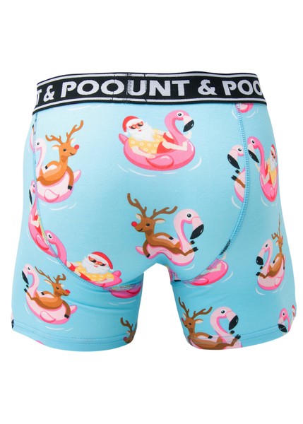 Boxer Shorts Santa Flamingo 2p