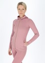 Ribbed Seamless Fullzip Hood W