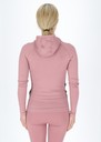 Ribbed Seamless Fullzip Hood W