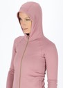Ribbed Seamless Fullzip Hood W