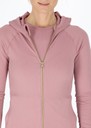Ribbed Seamless Fullzip Hood W