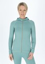 Ribbed Seamless Fullzip Hood W