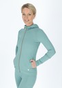Ribbed Seamless Fullzip Hood W