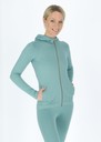 Ribbed Seamless Fullzip Hood W