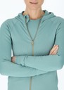 Ribbed Seamless Fullzip Hood W
