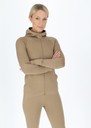 Ribbed Seamless Fullzip Hood W