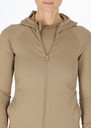 Ribbed Seamless Fullzip Hood W