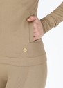 Ribbed Seamless Fullzip Hood W
