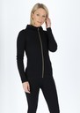 Ribbed Seamless Fullzip Hood W