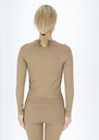 Ribbed Seamless Long Sleeve W