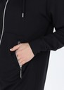 Lounge Long Zip Hood W