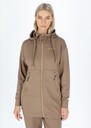 Lounge Long Zip Hood W