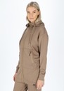 Lounge Long Zip Hood W