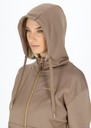 Lounge Long Zip Hood W