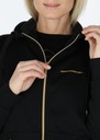 Lounge Long Zip Hood W
