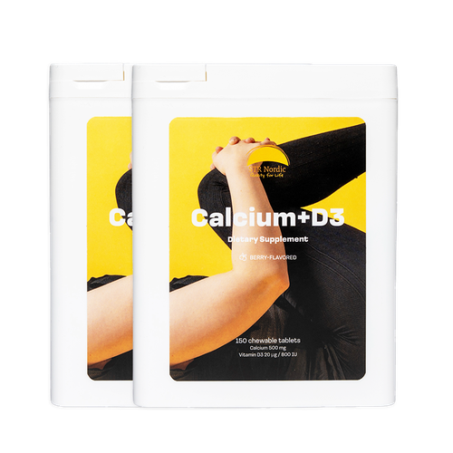 Calcium+D3, 2x150 chewable tablets