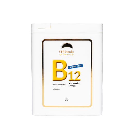 Vitamin B12, 180 chewable tablets