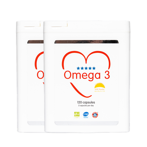 Omega 3, 2 x 120 capsules, 84 g