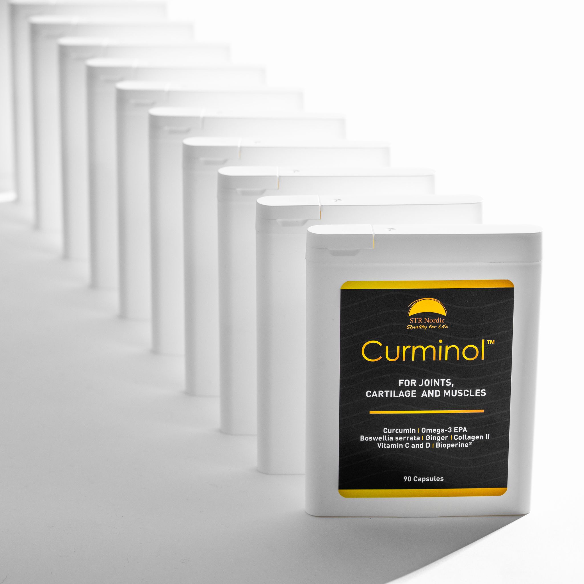 White product packages in line first one is Curminol supplement