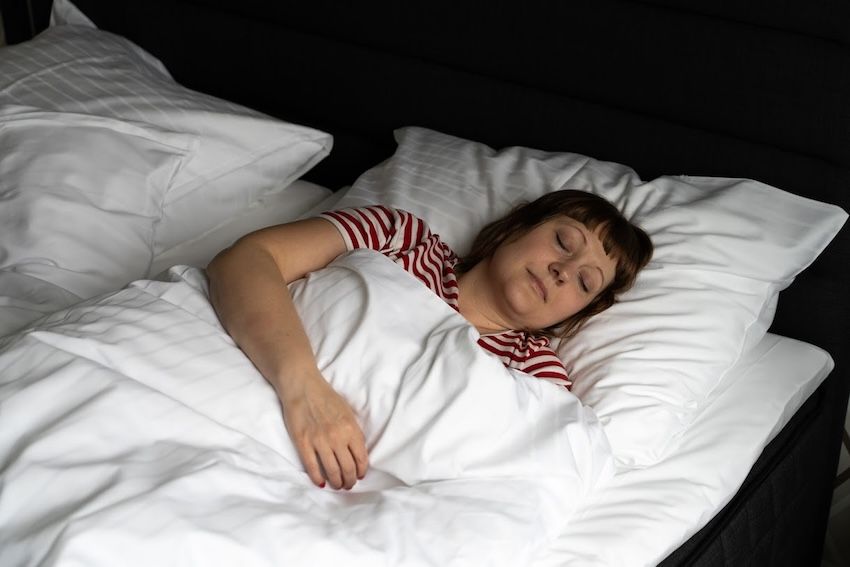 woman sleeping