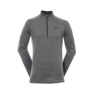 Under Armour Mens Tech 2.0 1/2 Zip - Carbon Heather