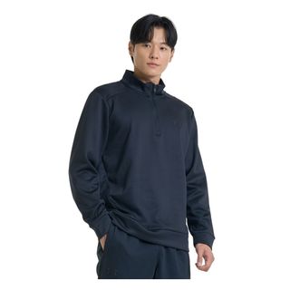 Under Armour Mens Fleece 1/4-Zip - Black Under Armour Mens Fleece 1/4-Zip - Black