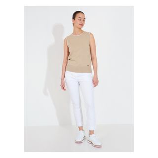 Abacus Lds Niblick Sleeveless - Light Sand Abacus Lds Niblick Sleeveless - Light Sand