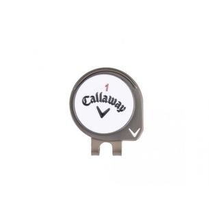Callaway Ball Marker with Hat Clip 2023 - Gunmetal Callaway Ball Marker with Hat Clip 2023 - Gunmetal