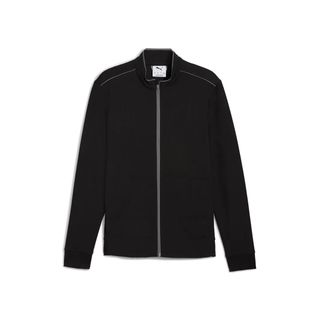 Puma Mens Cloudspun Fleece Hybrid Jacket - Black