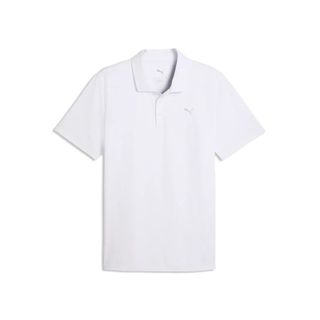 Puma Mens MATTR Deco Jacquard Polo - White Glow Puma Mens MATTR Deco Jacquard Polo - White Glow