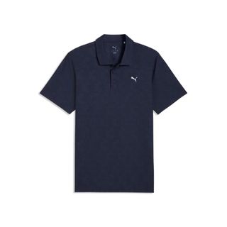 Puma Mens MATTR Deco Jacquard Polo - Deep Navy Puma Mens MATTR Deco Jacquard Polo - Deep Navy