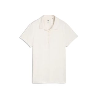 Puma Womens Floral Lace Jaquard SS Polo - Warm White Puma Womens Floral Lace Jaquard SS Polo - Warm White