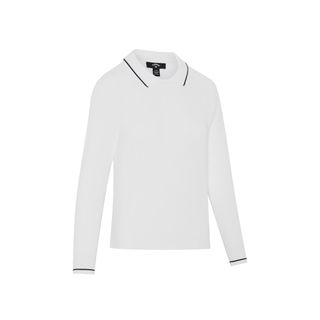 Callaway Womens Collared Pullover Sweater - Brilliant White Callaway Womens Collared Pullover Sweater - Brilliant White